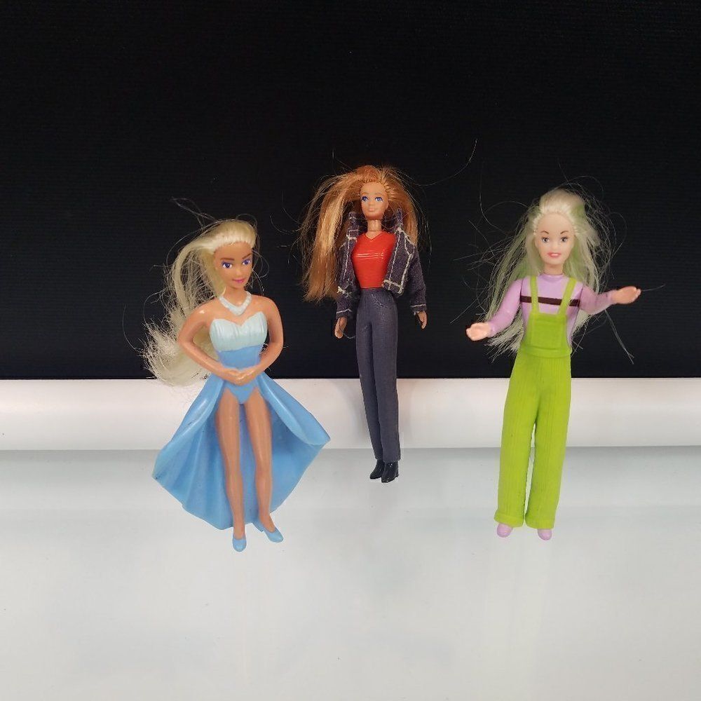 Vintage Mattel For McDonalds Happy Meal Toys 3 Dolls Lot #3